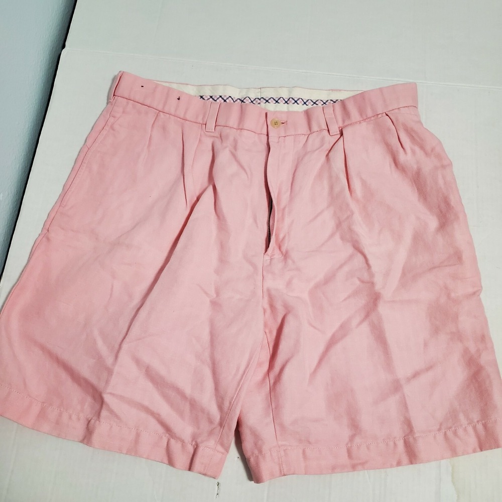 Polo Golf Ralph Lauren Pink Linen Blend 2008 US Open Torrey Pines Shorts Mens 38